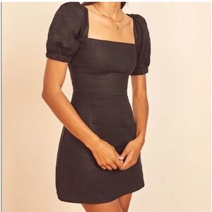 Reformation Black Dress Size 0